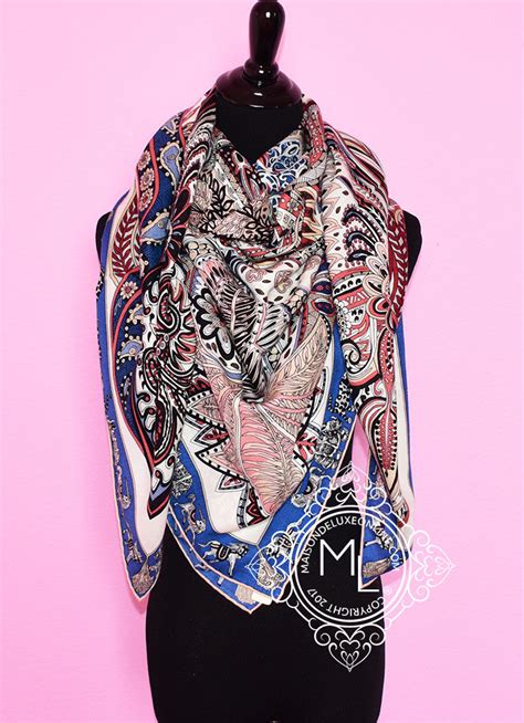 hermes le jardin de la maharani recadre cashmere shawl gm|Scarf of the moment: Le Jardin de la Maharani.